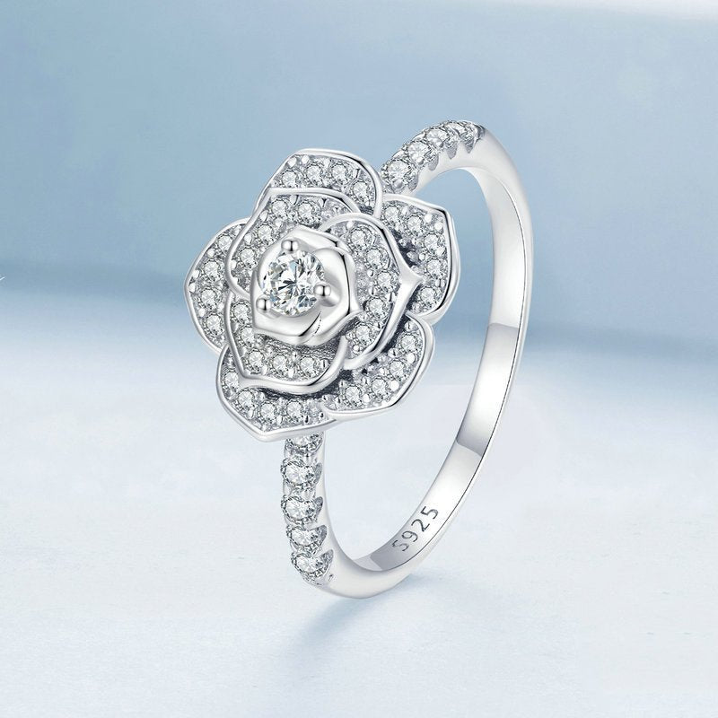 Bague Pétales de Rose Blooming Radiance