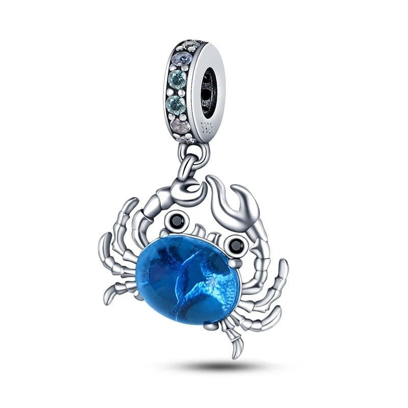 Charm Crabe Bleu