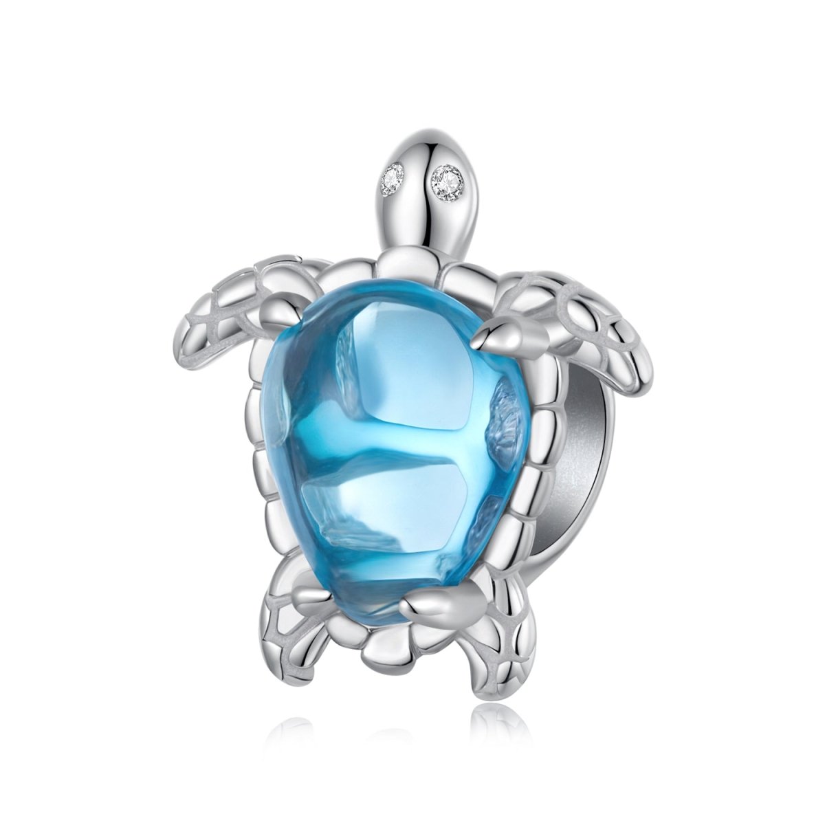 Charm Tortue Bleu Océan