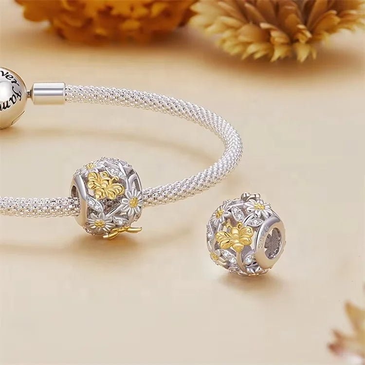 Charm Jardin Floral et Papillon