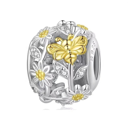 Charm Jardin Floral et Papillon