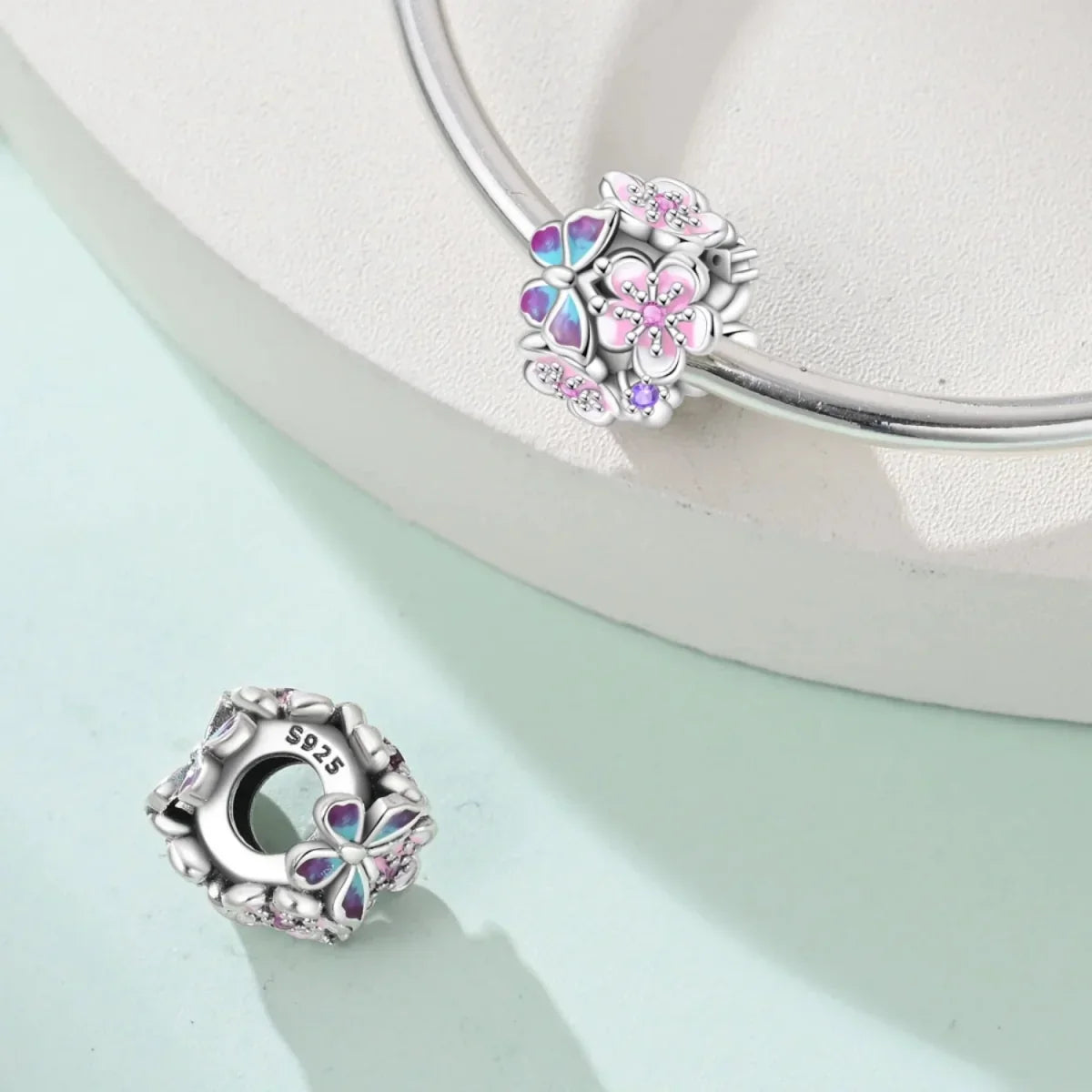 Charm Jardin Papillon et Fleurs