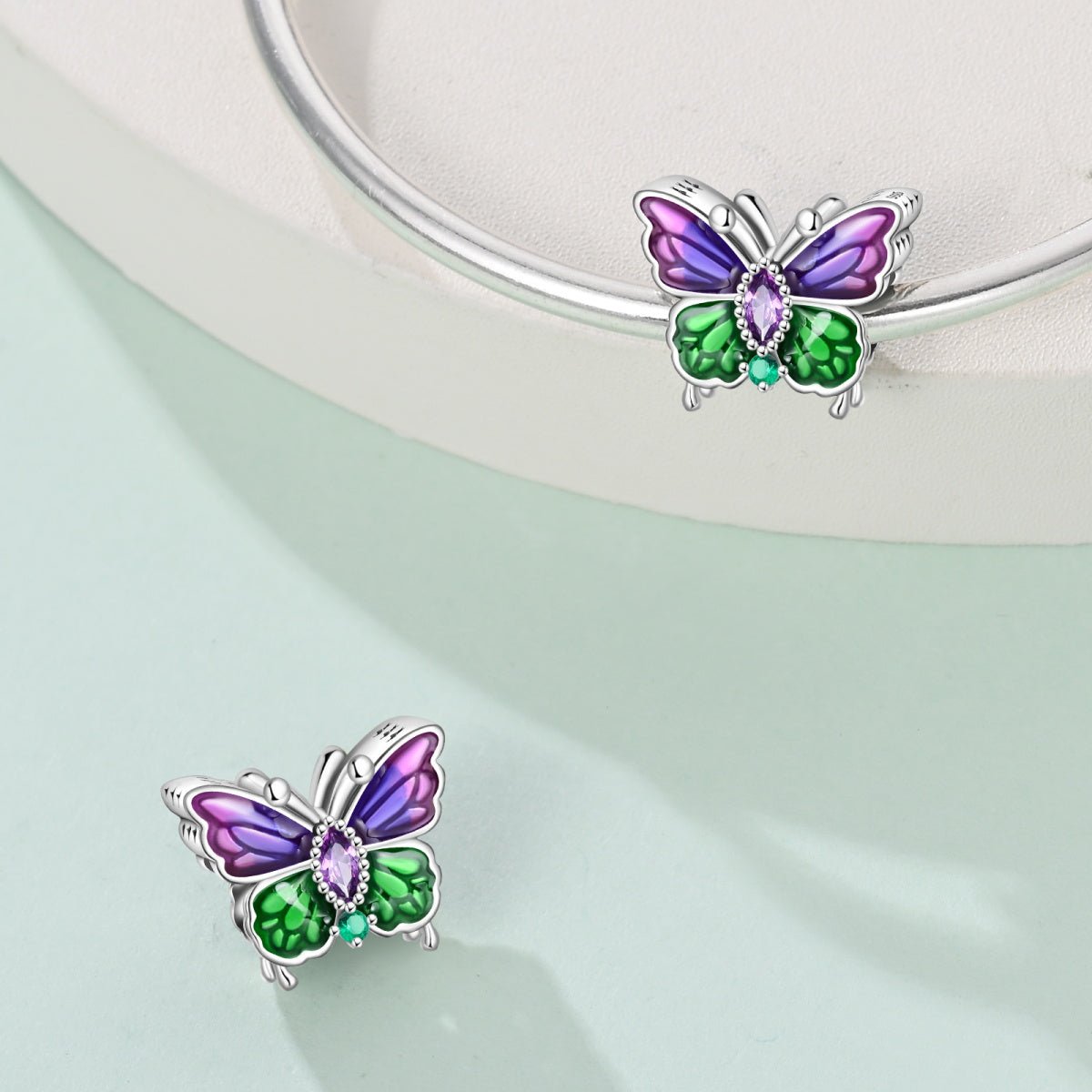 Charm Papillon Coloré
