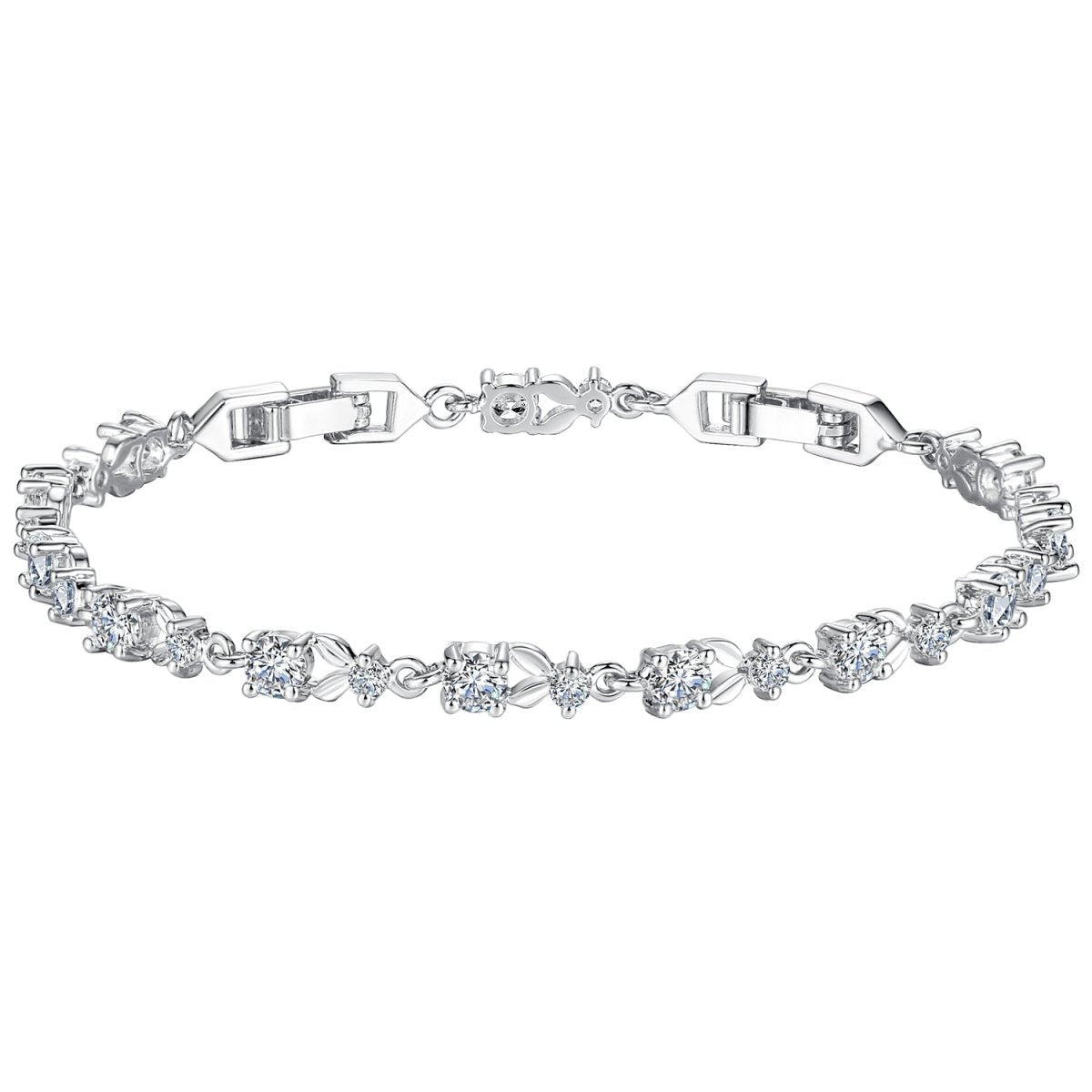 Bracelet Chaîne Tennis en Cristal Coloré