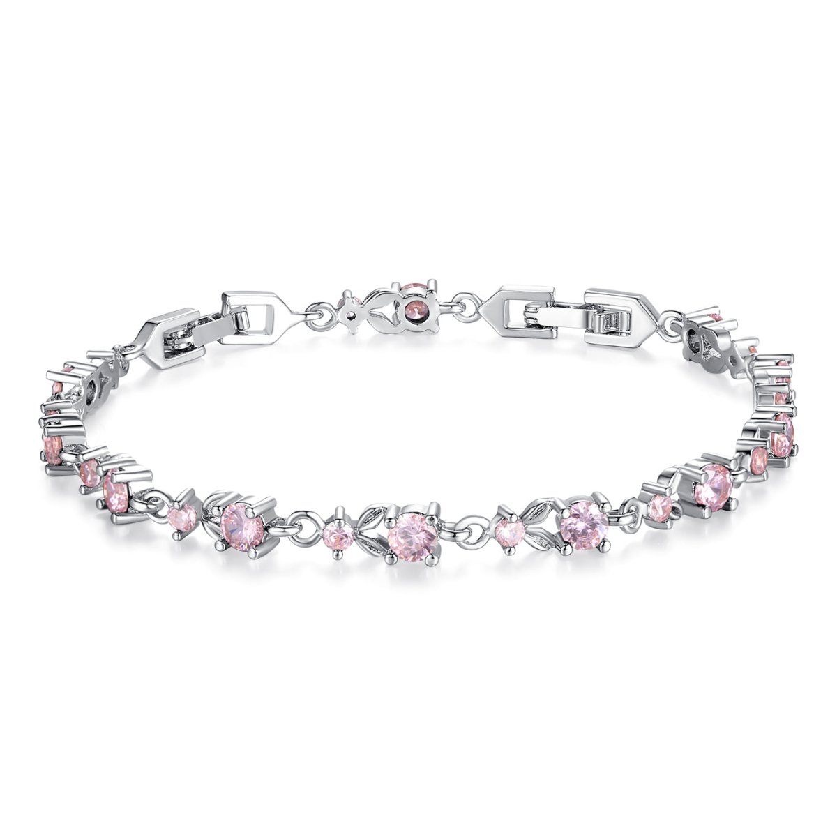 Bracelet Chaîne Tennis en Cristal Coloré