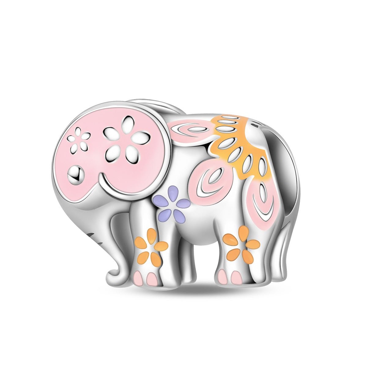 Charm Éléphant de Festival Coloré