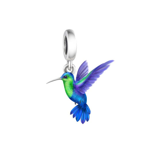Charm Pendant Colibri Coloré