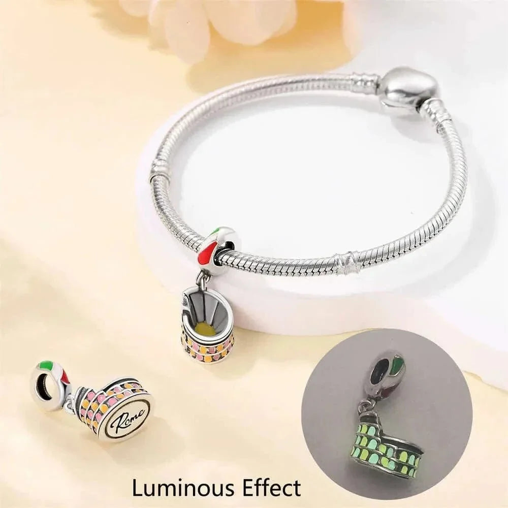Charm Pendant Colisée Phosphorescent