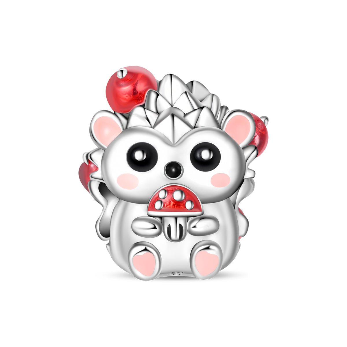 Charm Adorable Hérisson au Champignon