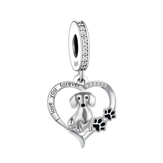 Charm Teckel Love Forever