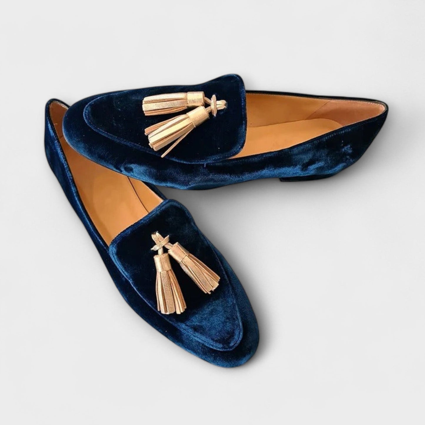 Quinnlyn™ | Vintage loafers med frynser
