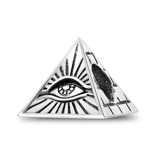 Charm Pyramide d'Égypte et Œil Protecteur