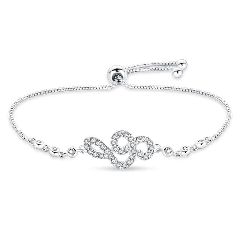 Bracelet Élégant Infini en Cristal