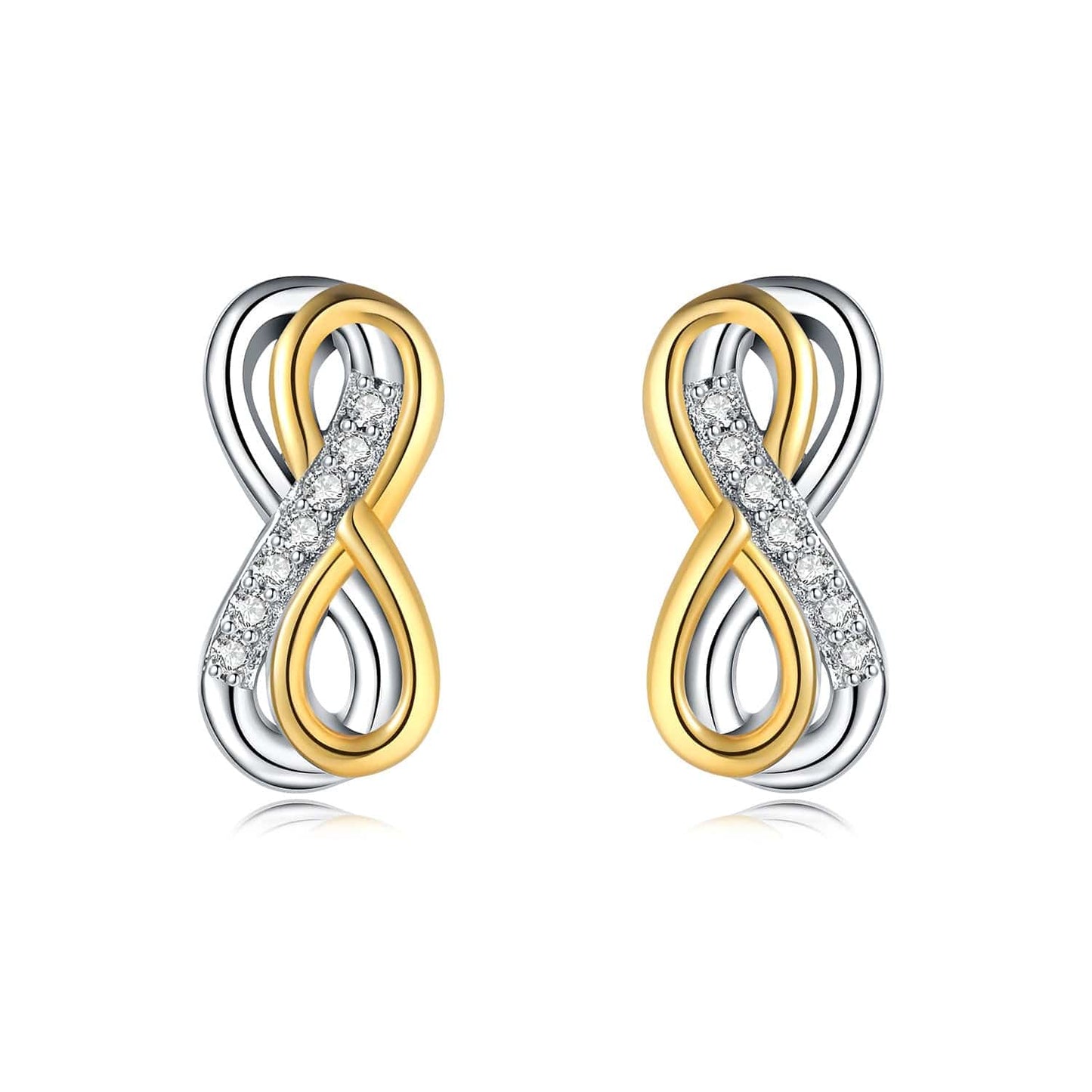 Puces d'Oreilles Infini Élégance Éternelle