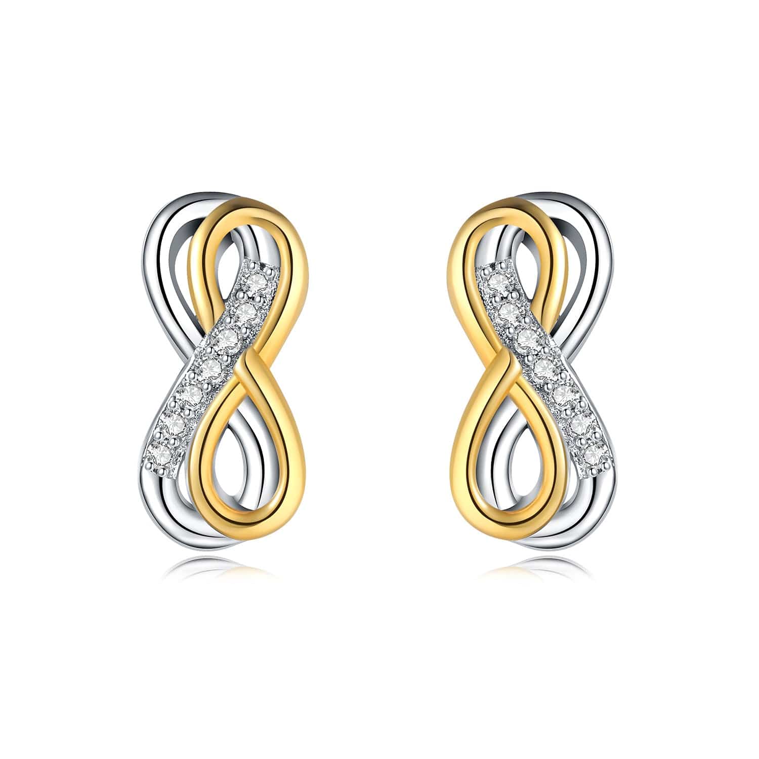 Puces d'Oreilles Infini Élégance Éternelle