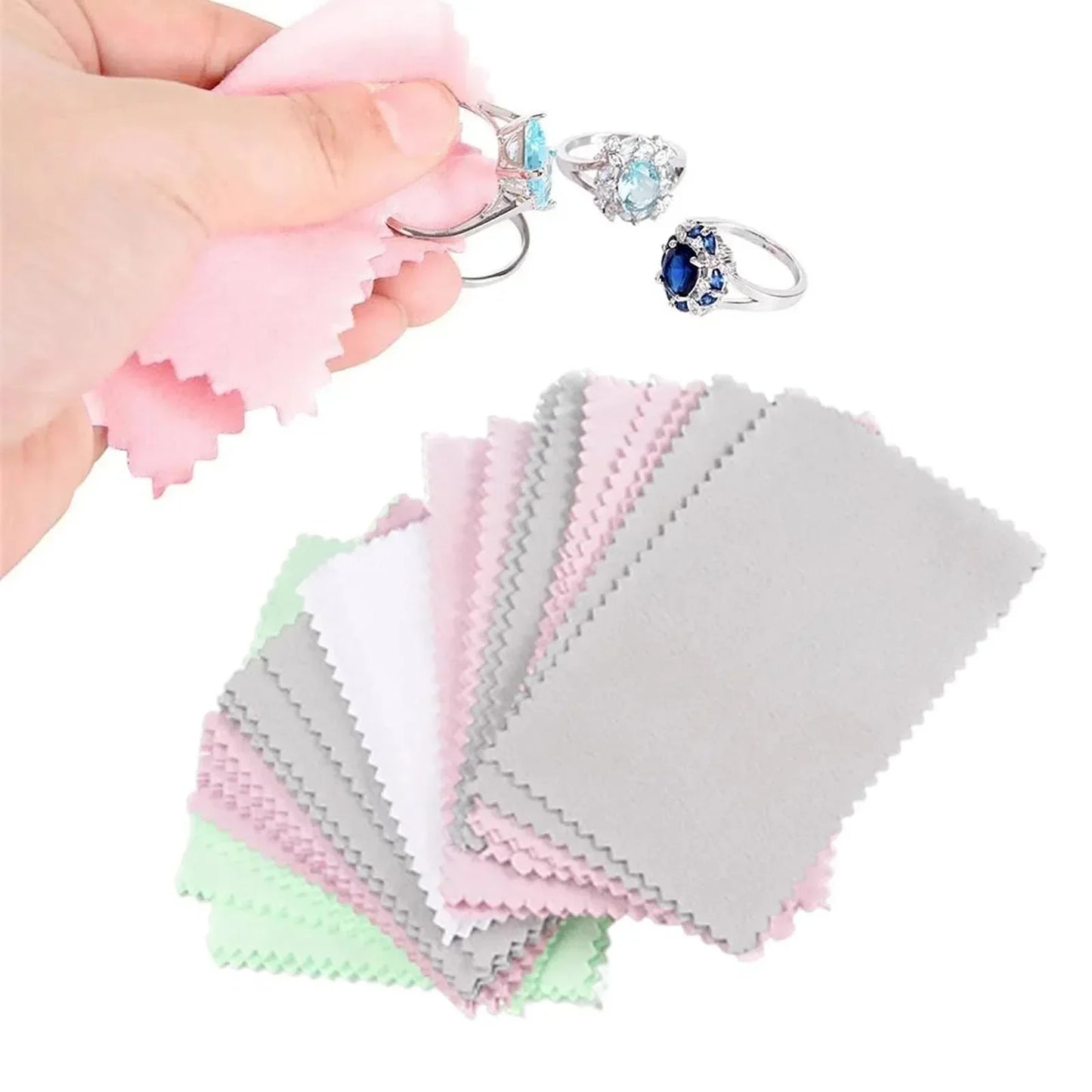 Lingettes nettoyantes premium pour bijoux Claire