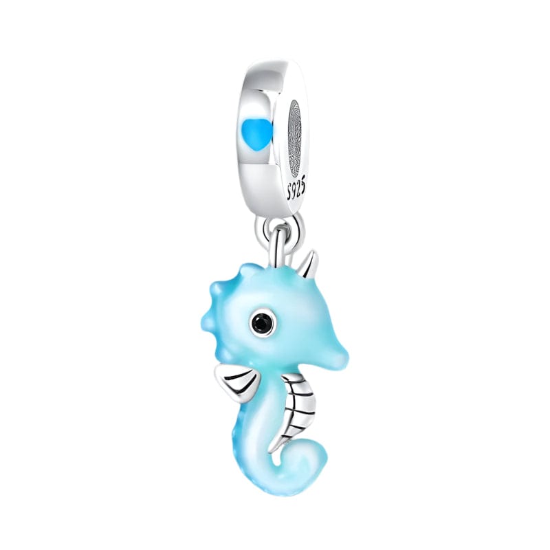 Charm Pendant Bébé Hippocampe Phosphorescent