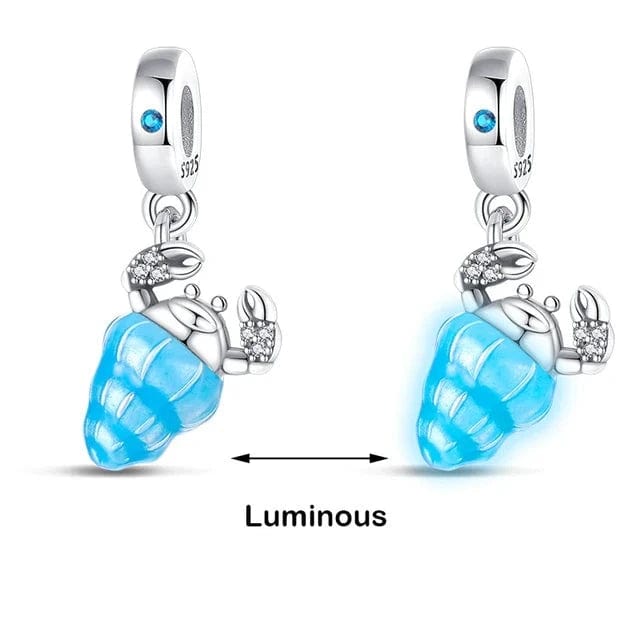 Charm Pendant Bernard-l'Ermite Phosphorescent