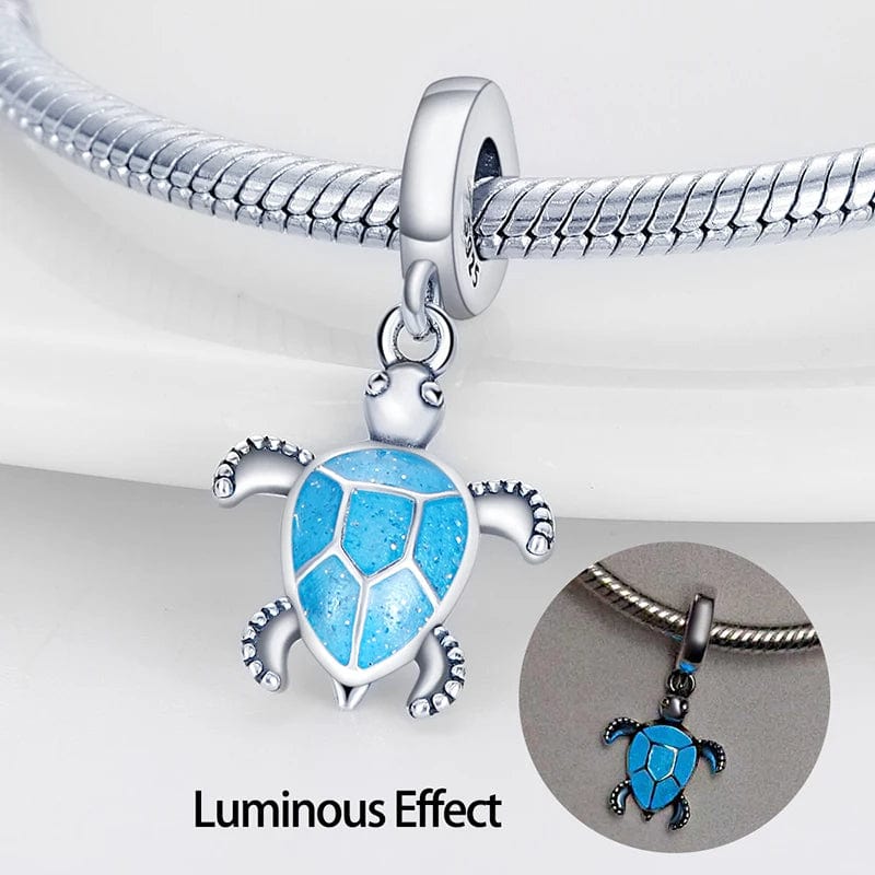 Charm Pendant Tortue Océan Phosphorescent
