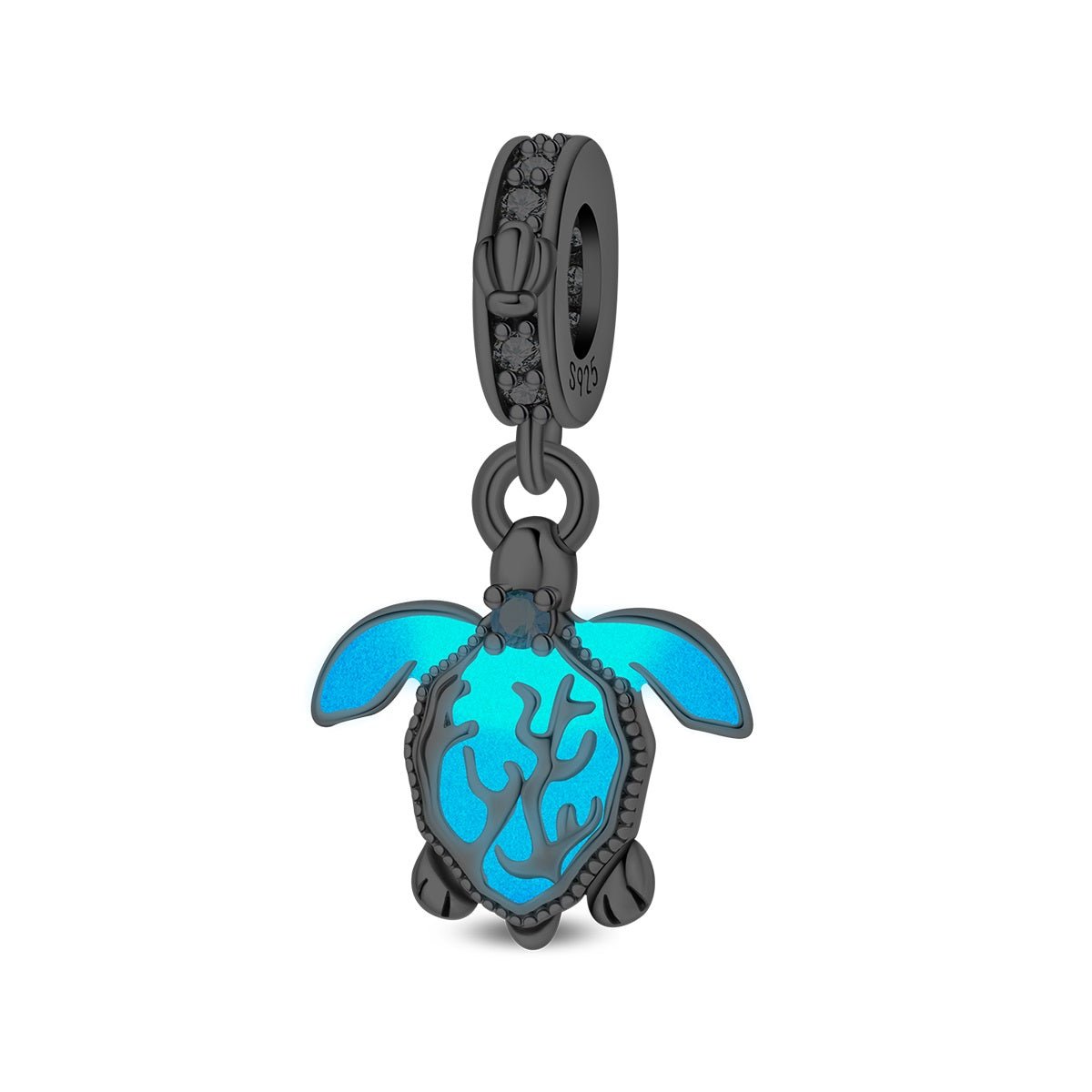 Charm Pendant Tortue Marine Océan Phosphorescent