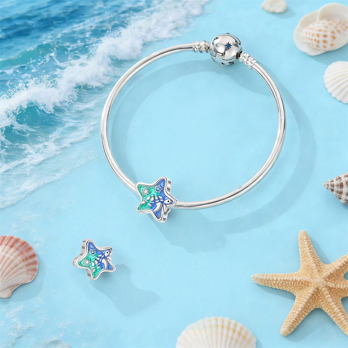 Charm Étoile de Mer Océan Phosphorescente