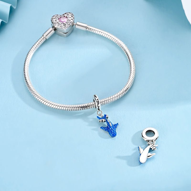 Charm Pendant Requin-Baleine Phosphorescent