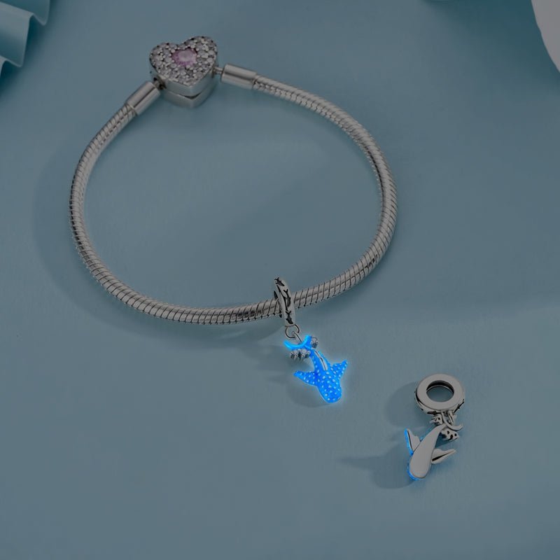 Charm Pendant Requin-Baleine Phosphorescent