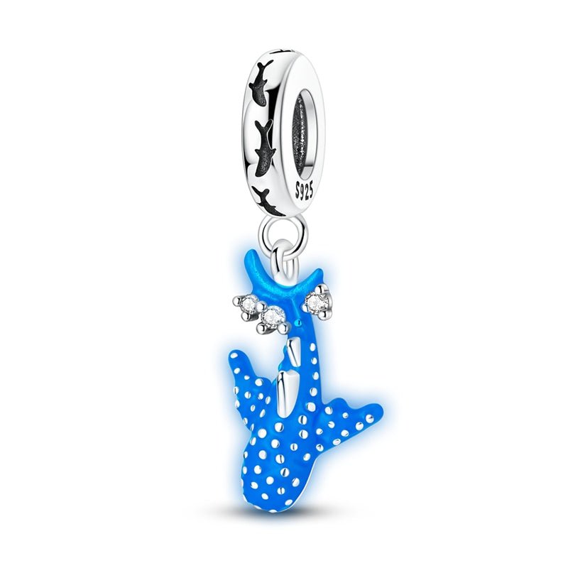Charm Pendant Requin-Baleine Phosphorescent