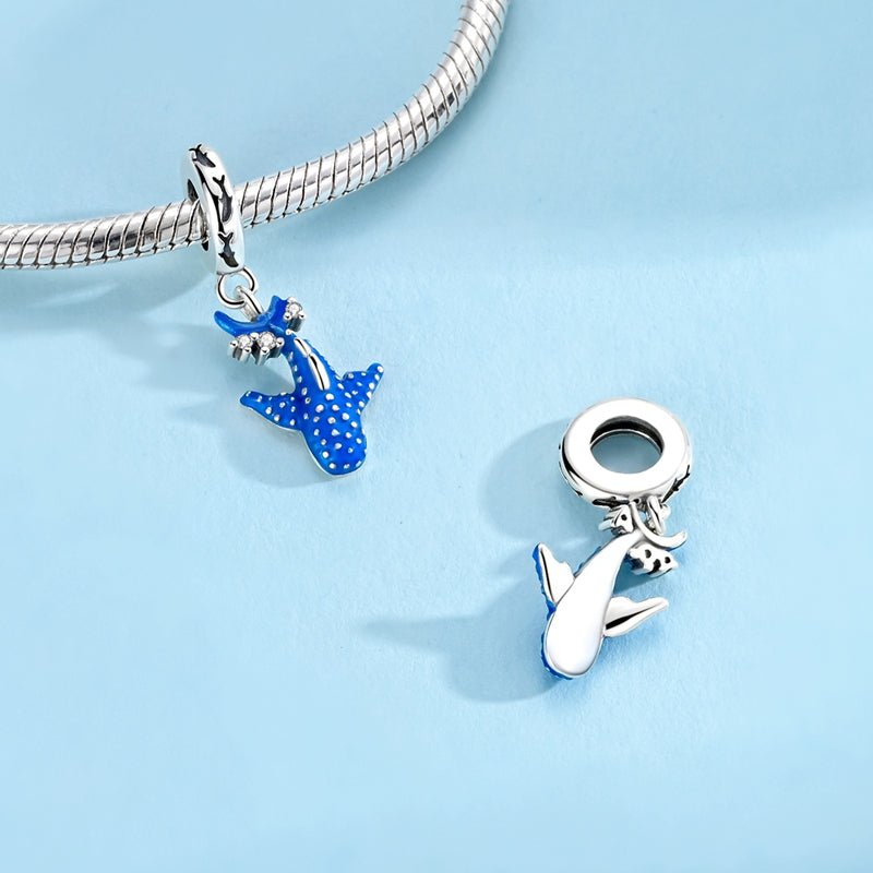 Charm Pendant Requin-Baleine Phosphorescent