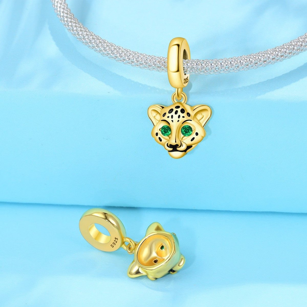 Charm Pendant Guépard Doré