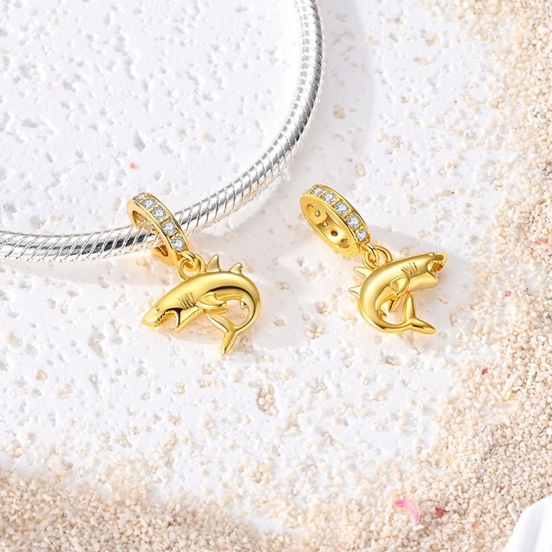 Charm Pendant Requin Doré