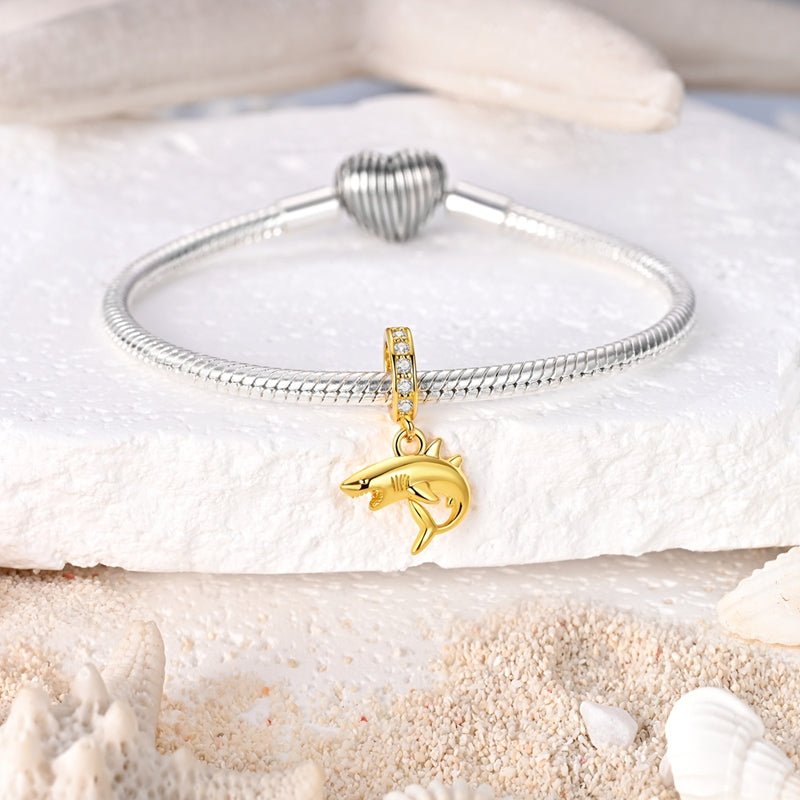 Charm Pendant Requin Doré