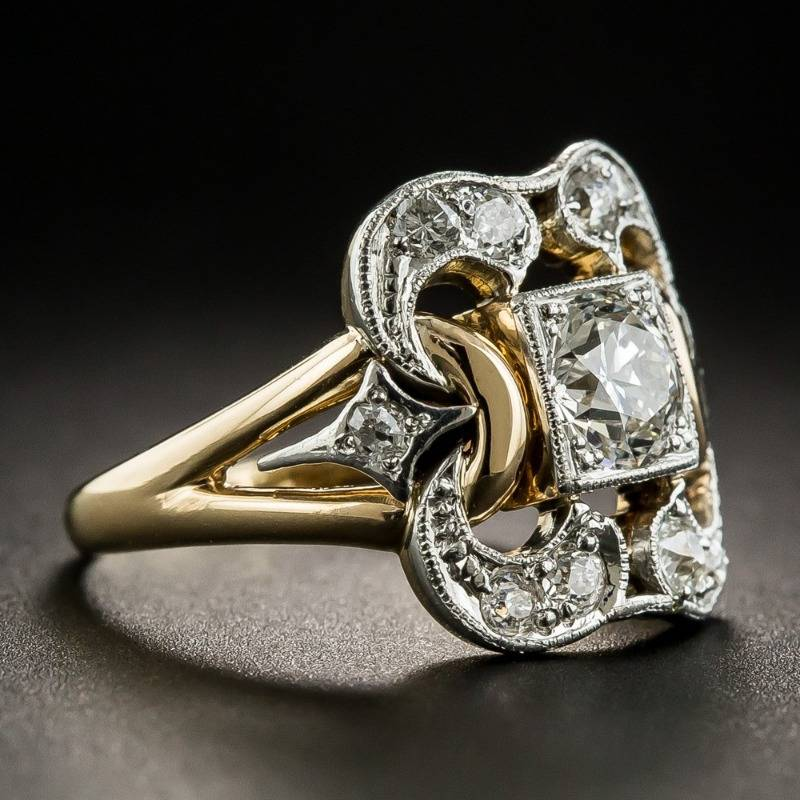 Bague Vintage en Or au Zircon