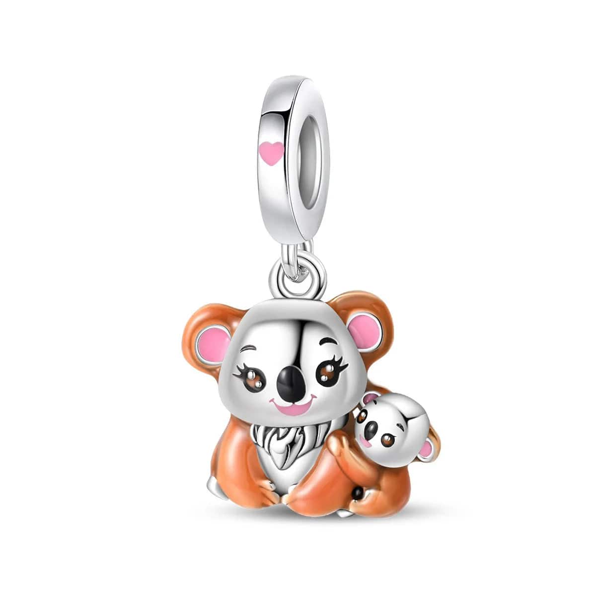Charm Pendant Câlin Koala Maman et Bébé