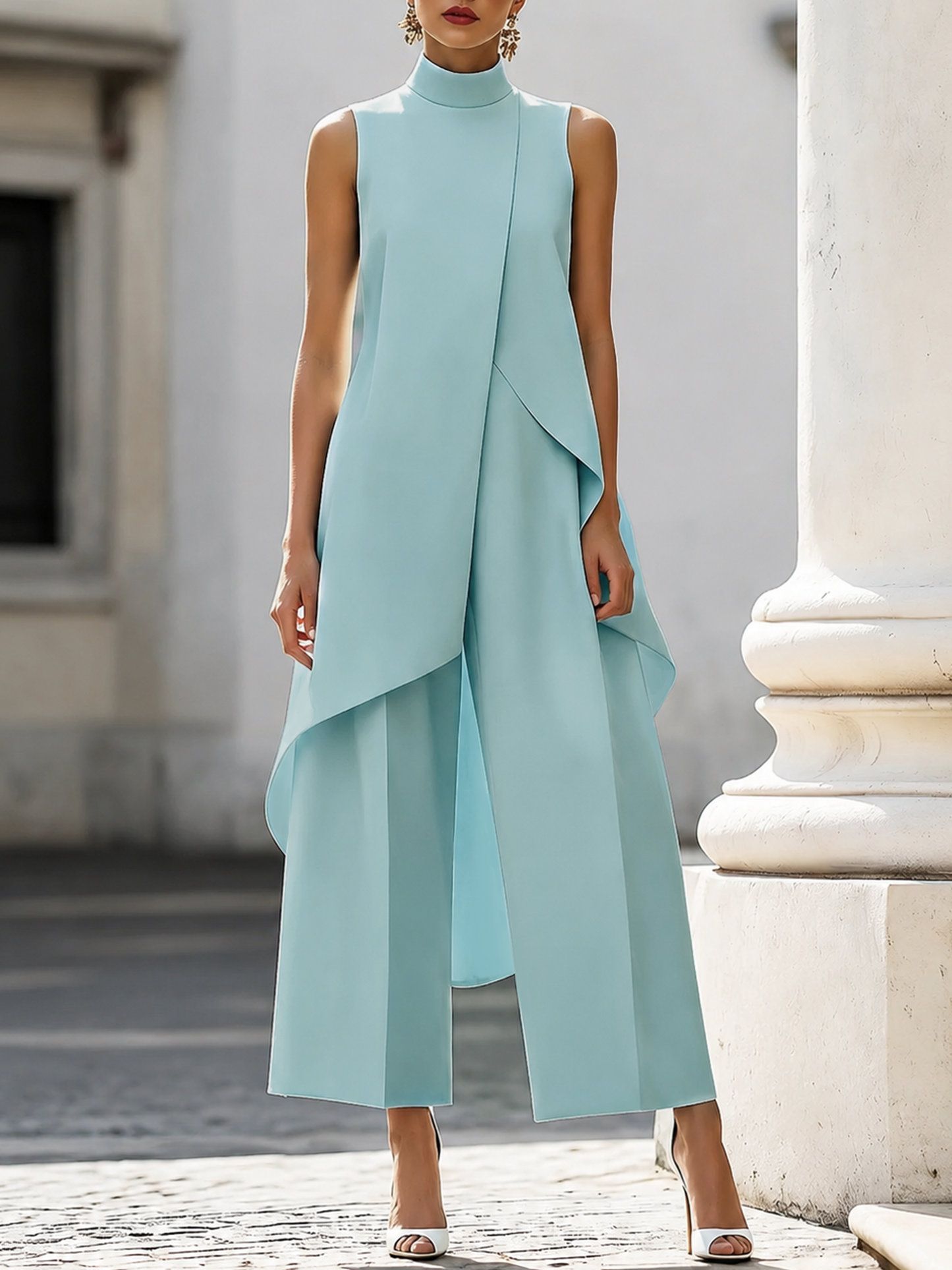 Lucía • Lang jumpsuit med elegant fald