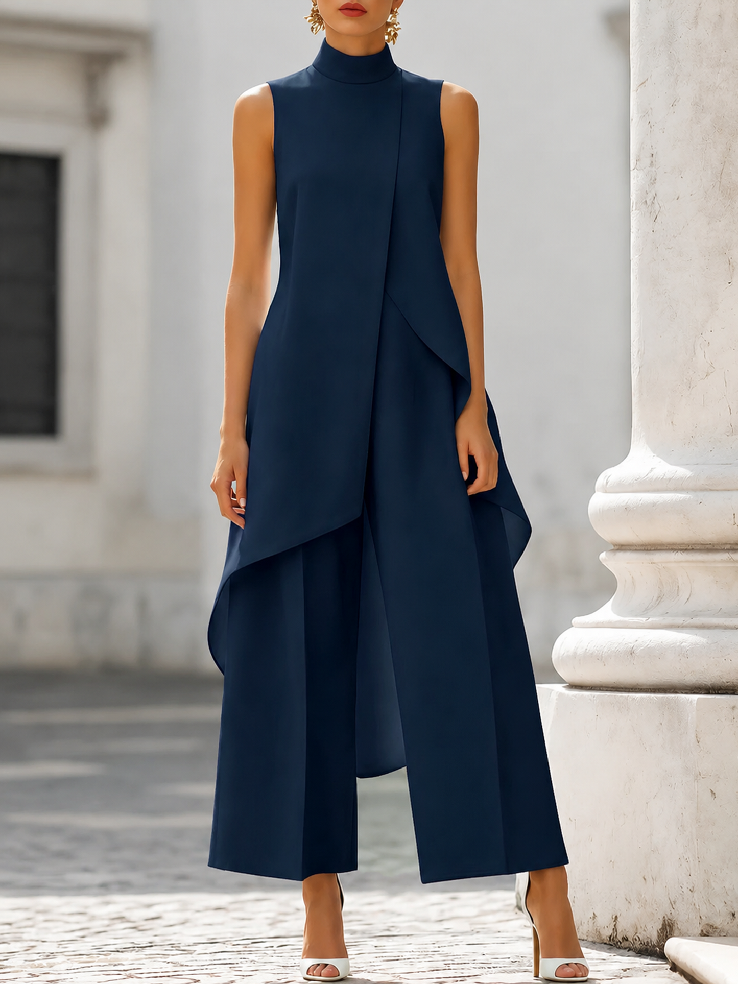 Lucía • Lang jumpsuit med elegant fald
