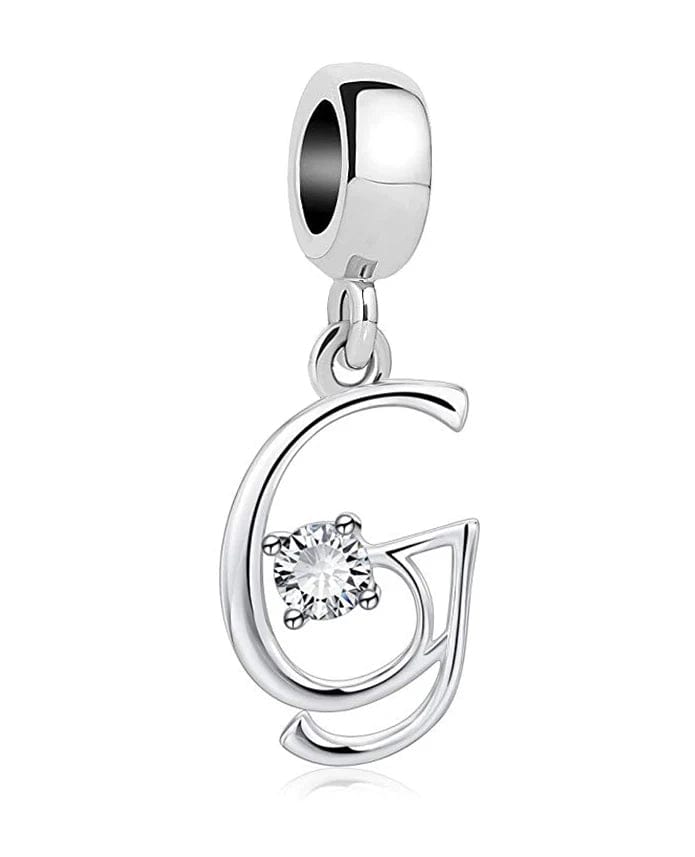 Charm Lettre Cristal Élégante A~Z