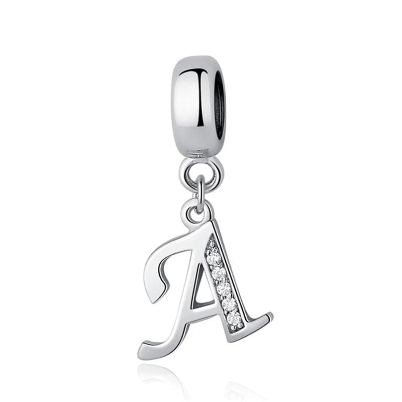 Charm Lettre Cursive Élégante A~Z