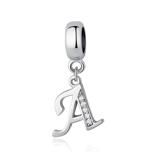 Charm Lettre Cursive Élégante A~Z
