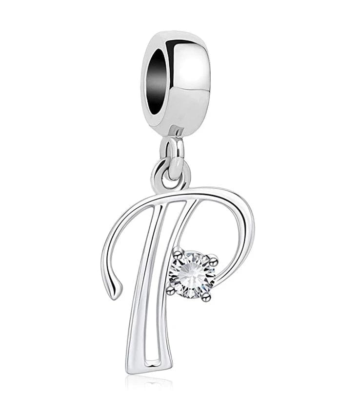Charm Lettre Cristal Élégante A~Z