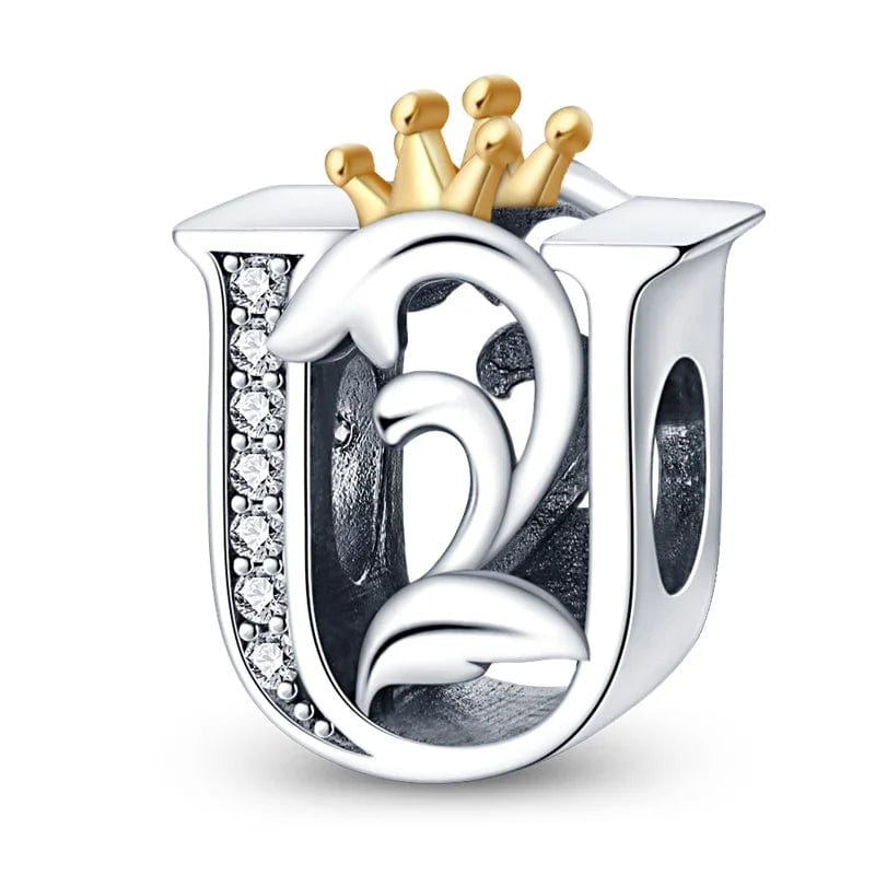 Charm Lettre Royale Couronnée A~Z