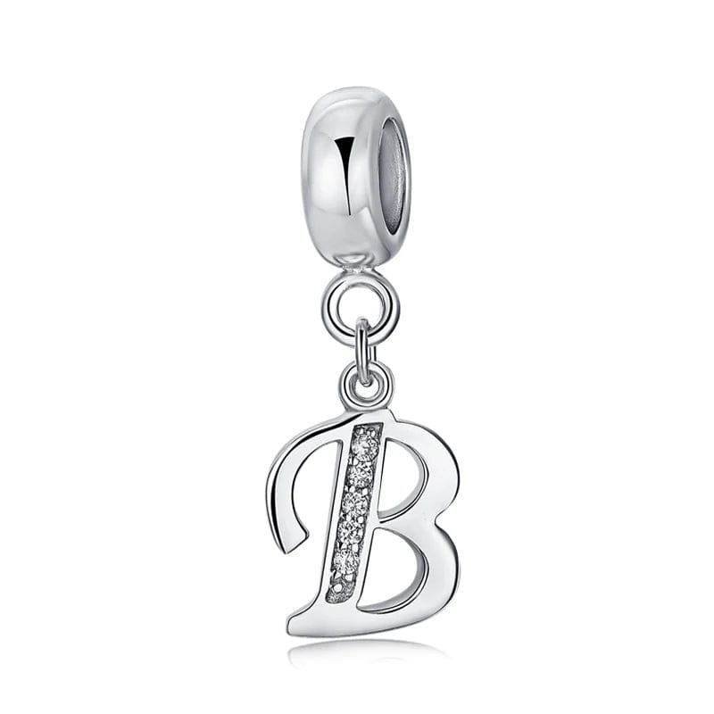 Charm Lettre Cursive Élégante A~Z