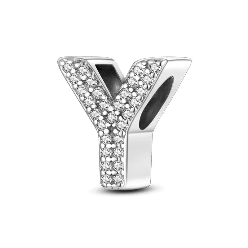 Charm Lettre Scintillante A~Z