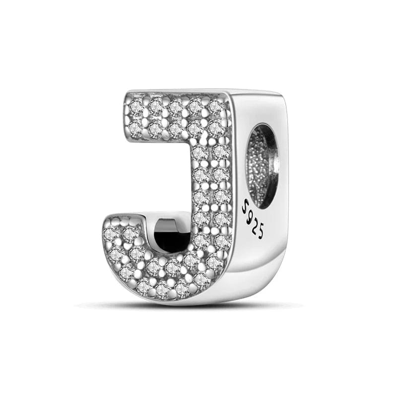 Charm Lettre Scintillante A~Z