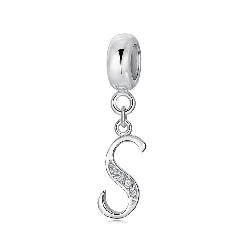 Charm Lettre Cursive Élégante A~Z