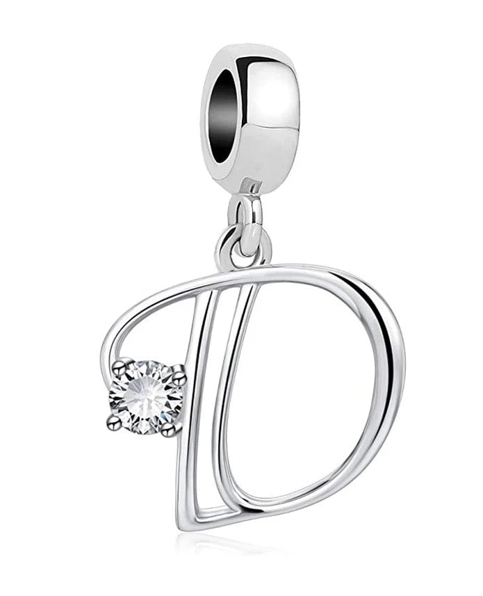 Charm Lettre Cristal Élégante A~Z