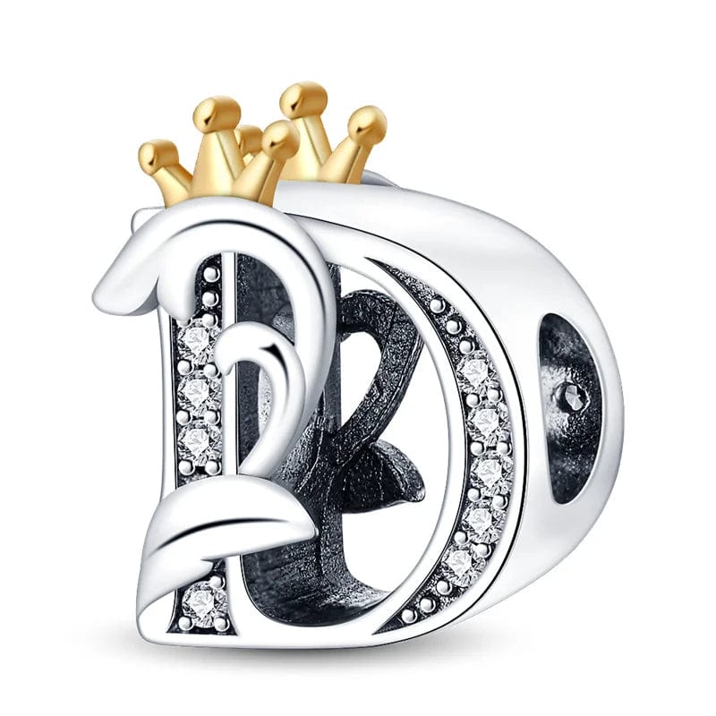 Charm Lettre Royale Couronnée A~Z