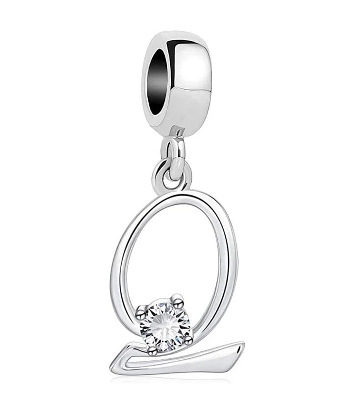 Charm Lettre Cristal Élégante A~Z