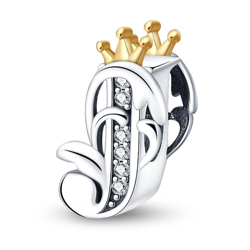 Charm Lettre Royale Couronnée A~Z