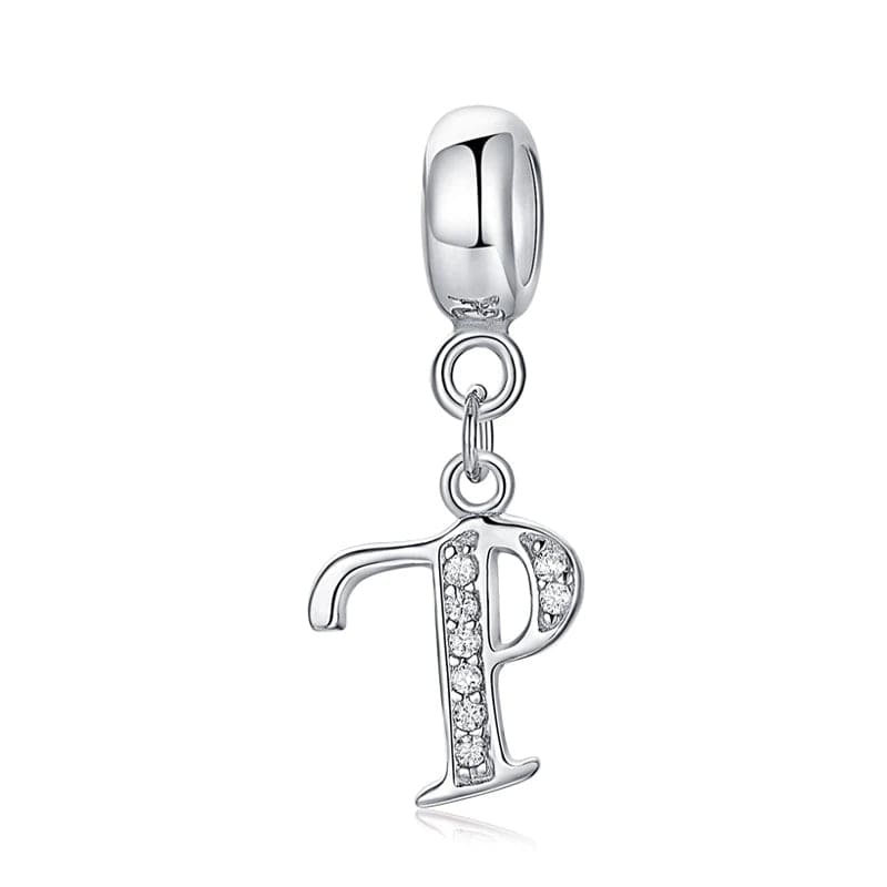 Charm Lettre Cursive Élégante A~Z